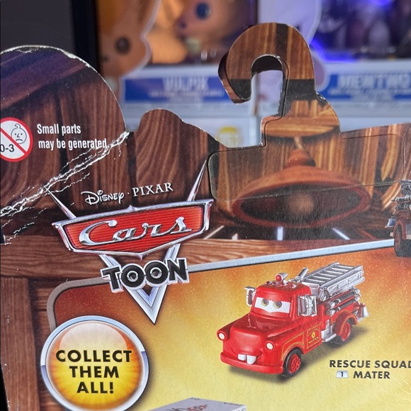 Disney Pixar Cars Toon Rescue Squad Mater - Vibrant Red - Picture 4 of 5